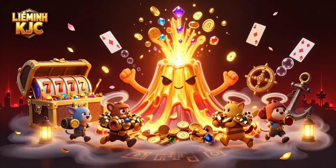 Engage with the vibrant LIÊN MINH KJC casino scene bursting with treasures and excitement.