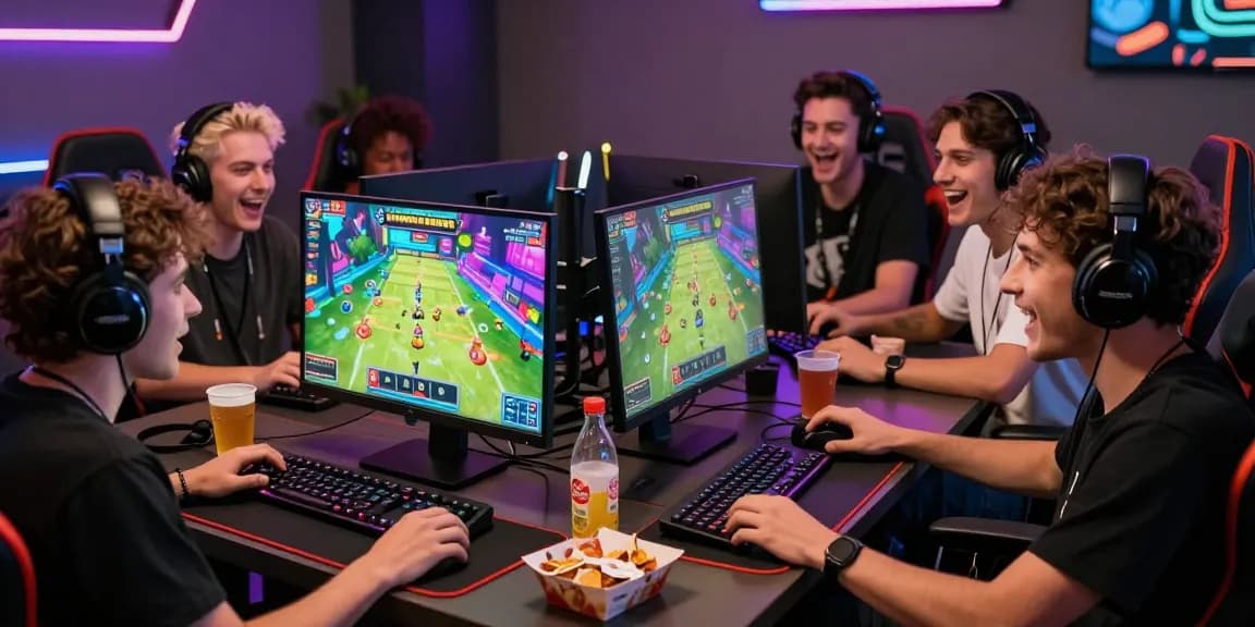 Pengalaman bermain dewatogel secara online dengan teman-teman di ruang gaming modern.