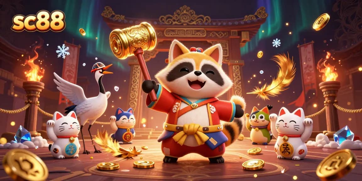 Experience exciting gambling adventures at sc88 with vibrant characters and dynamic visuals.