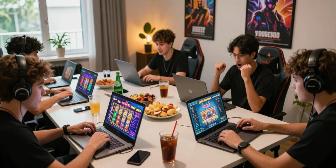 Players enjoying an exciting game bài đổi thưởng session with engaging gameplay on their devices in a vibrant gaming room.