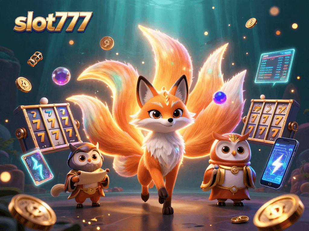 Slot777 menghadirkan pengalaman bermain slot yang penuh warna dengan elemen menarik seperti koin crypto dan simbol keberuntungan