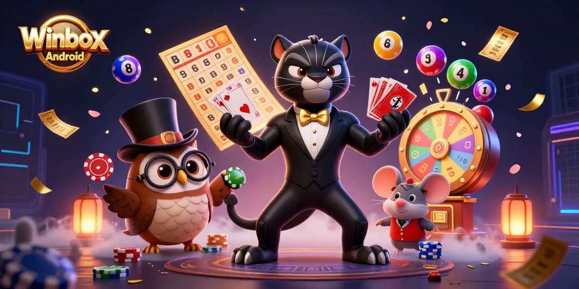 Winbox Android app enables exciting gameplay with cartoon characters and lottery elements, enhancing user experience.
