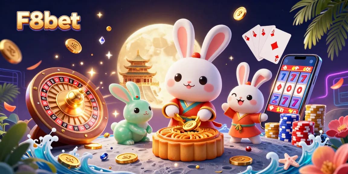 Experience thrilling wins at F8bet, a vibrant casino scene alive with games and excitement!
