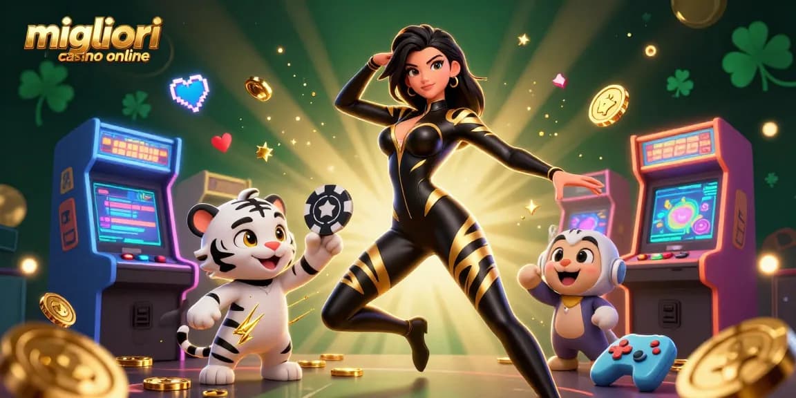 Partecipa all'azione nei migliori casino online, con macchine da gioco vivaci e un personaggio straordinario.