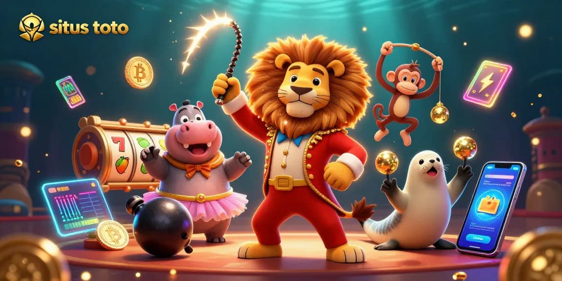 Experience high-stakes excitement at situs toto with thrilling slot games and vibrant characters.