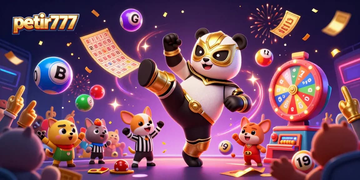 Experience exciting wins at petir777 with lively characters and dynamic game elements in a fun casino scene.