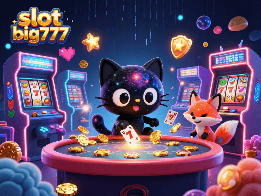 Spin the reels with slot big777 as a cosmic cat and nebula fox enjoy the casino vibe!