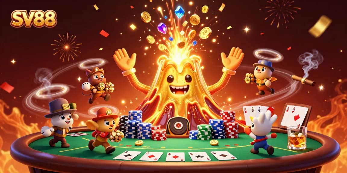 Experience SV88 excitement with vibrant casino treasures and thrilling poker action.