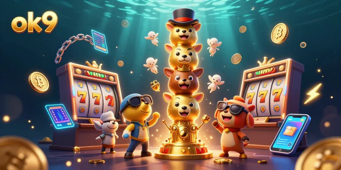 Experience the excitement of ok9 casino games with vibrant slots, ethereal elements, and dynamic characters.