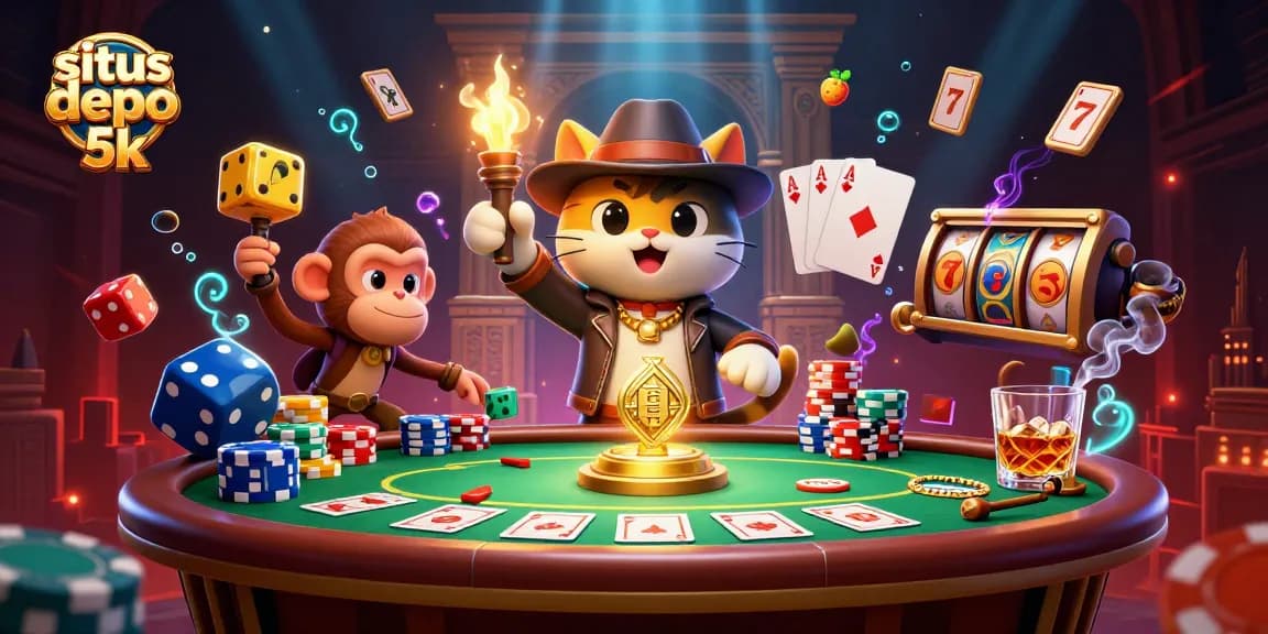 Experience thrill with situs depo 5k in a vibrant casino adventure featuring classic slot games.