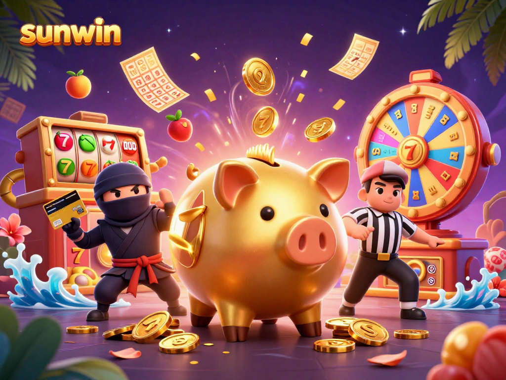 Engage with sunwin's thrilling gaming environment featuring dynamic characters and vibrant casino elements.