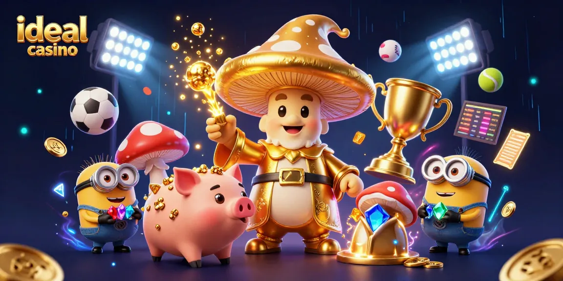 Rasakan pengalaman bermain ideal casino dengan si penyihir jamur emas dan teman-temannya yang menghadirkan harta karun.
