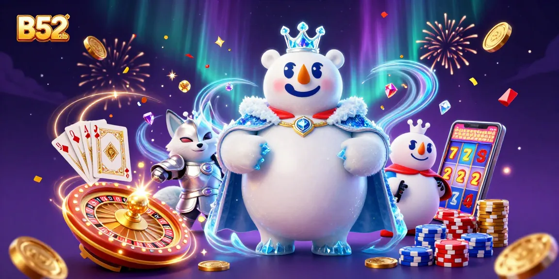 Win big at B52club with an engaging casino atmosphere featuring vibrant characters and game elements