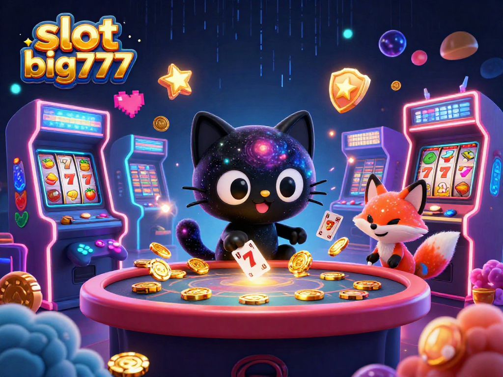 Spin the reels with slot big777 as a cosmic cat and nebula fox enjoy the casino vibe!