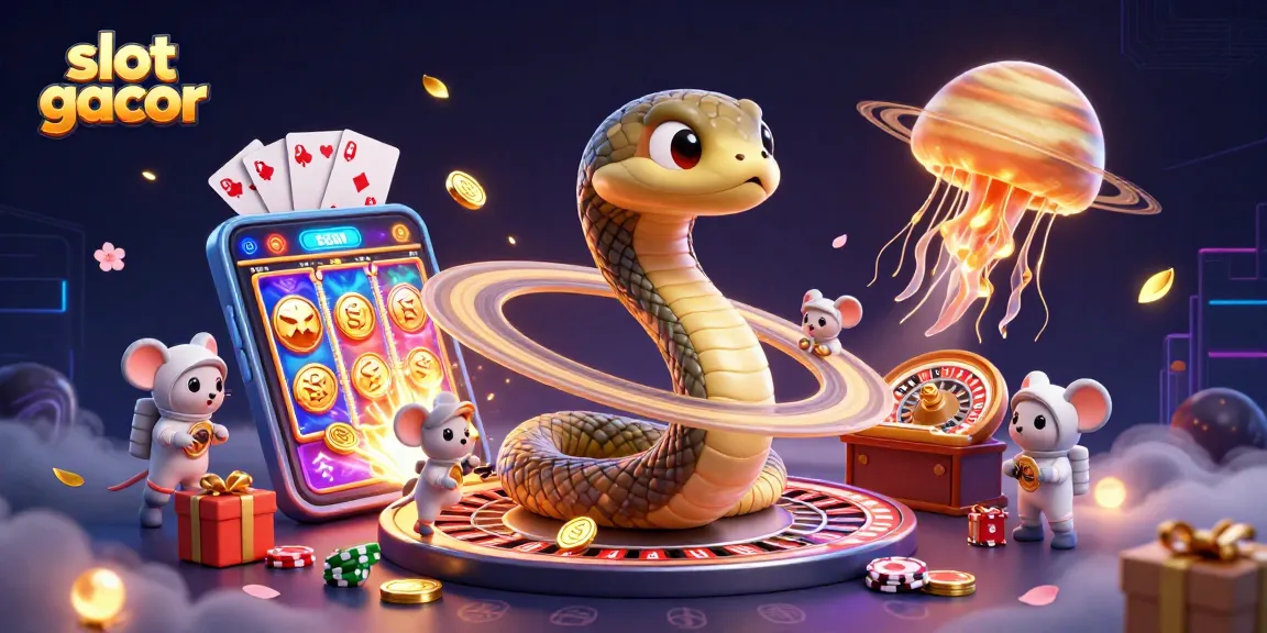 Experience winning at slot gacor with immersive games and vibrant characters in a thrilling casino scene.