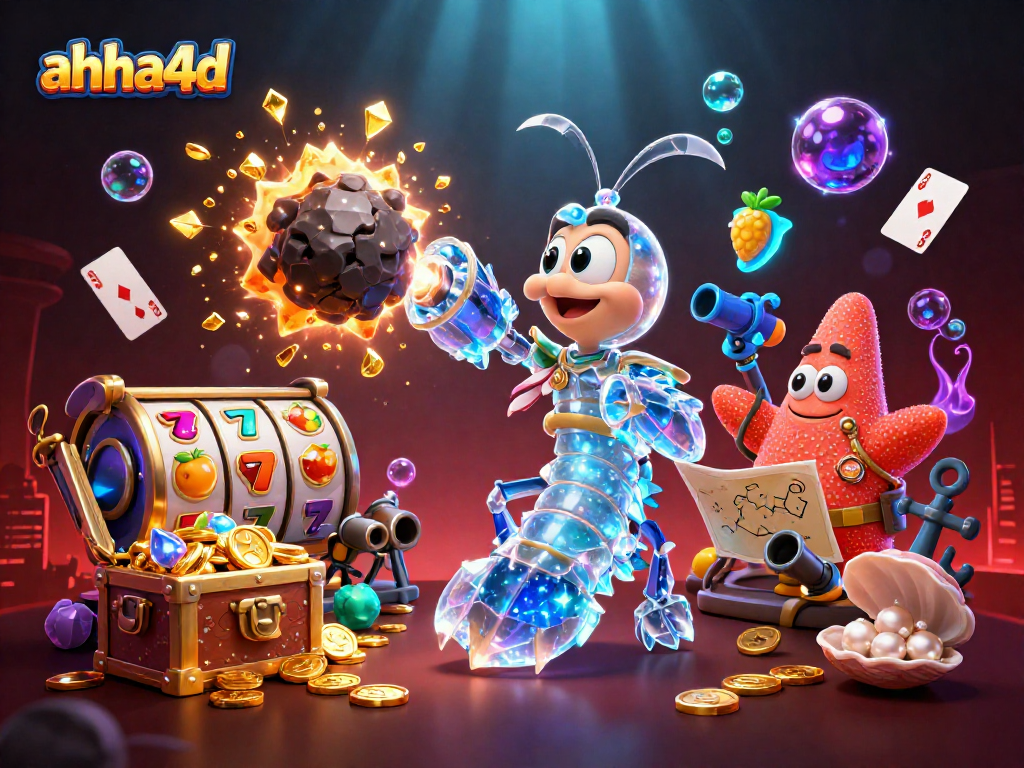Menggali kemenangan dengan ahha4d, mempersembahkan slot online dengan simbol keberuntungan.