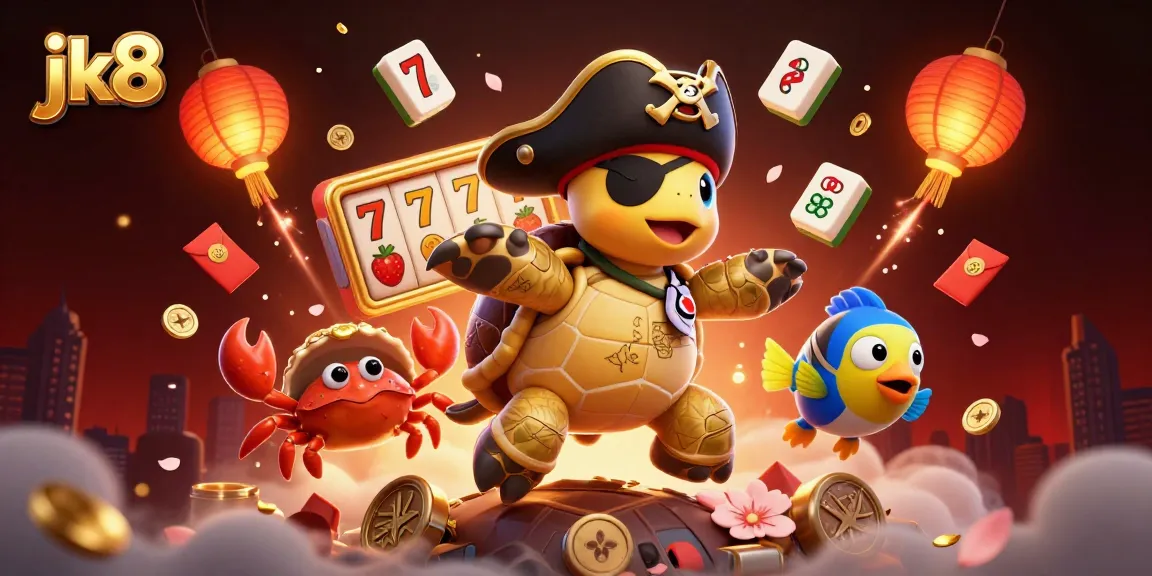Play exciting action with jk8 Online Casino, featuring vibrant 3D characters and dynamic gaming elements.