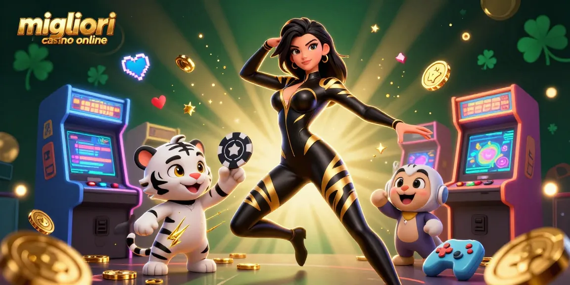 Partecipa all'azione nei migliori casino online, con macchine da gioco vivaci e un personaggio straordinario.