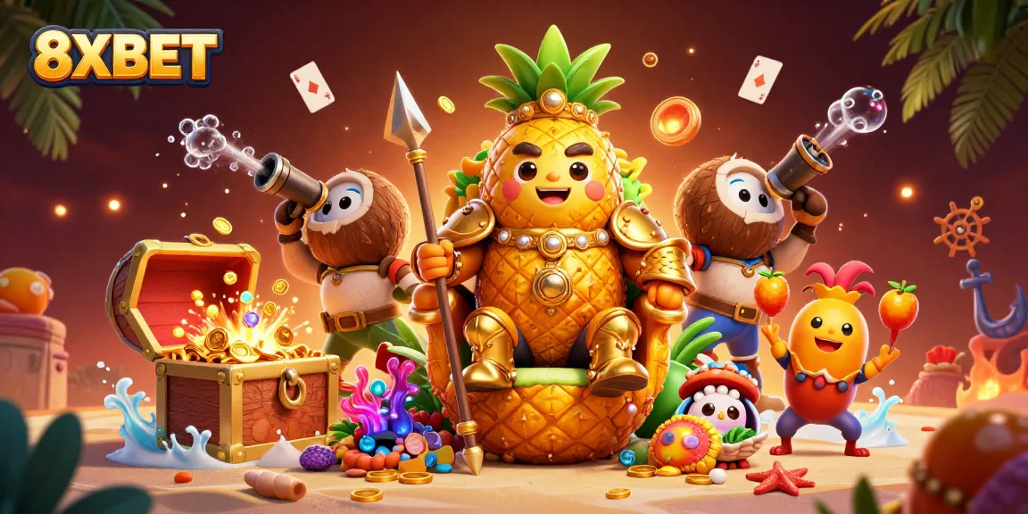Experience exciting wins with immersive games at 8XBET, featuring vibrant casino elements.