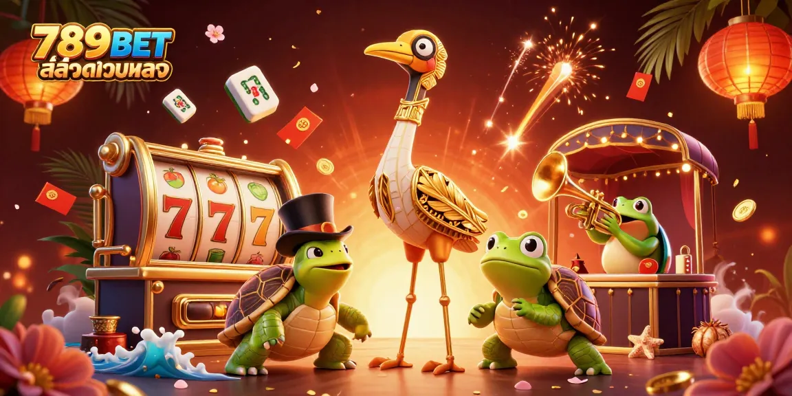 เล่นเกมสล็อตที่ 789BET สล็อตเว็บตรง พร้อมกับสัญลักษณ์โชคดีในบรรยากาศคาสิโนที่น่าตื่นเต้น