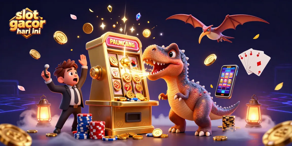 Experience slot gacor hari ini as a pachycephalosaurus triggers jackpots with gleaming coins.
